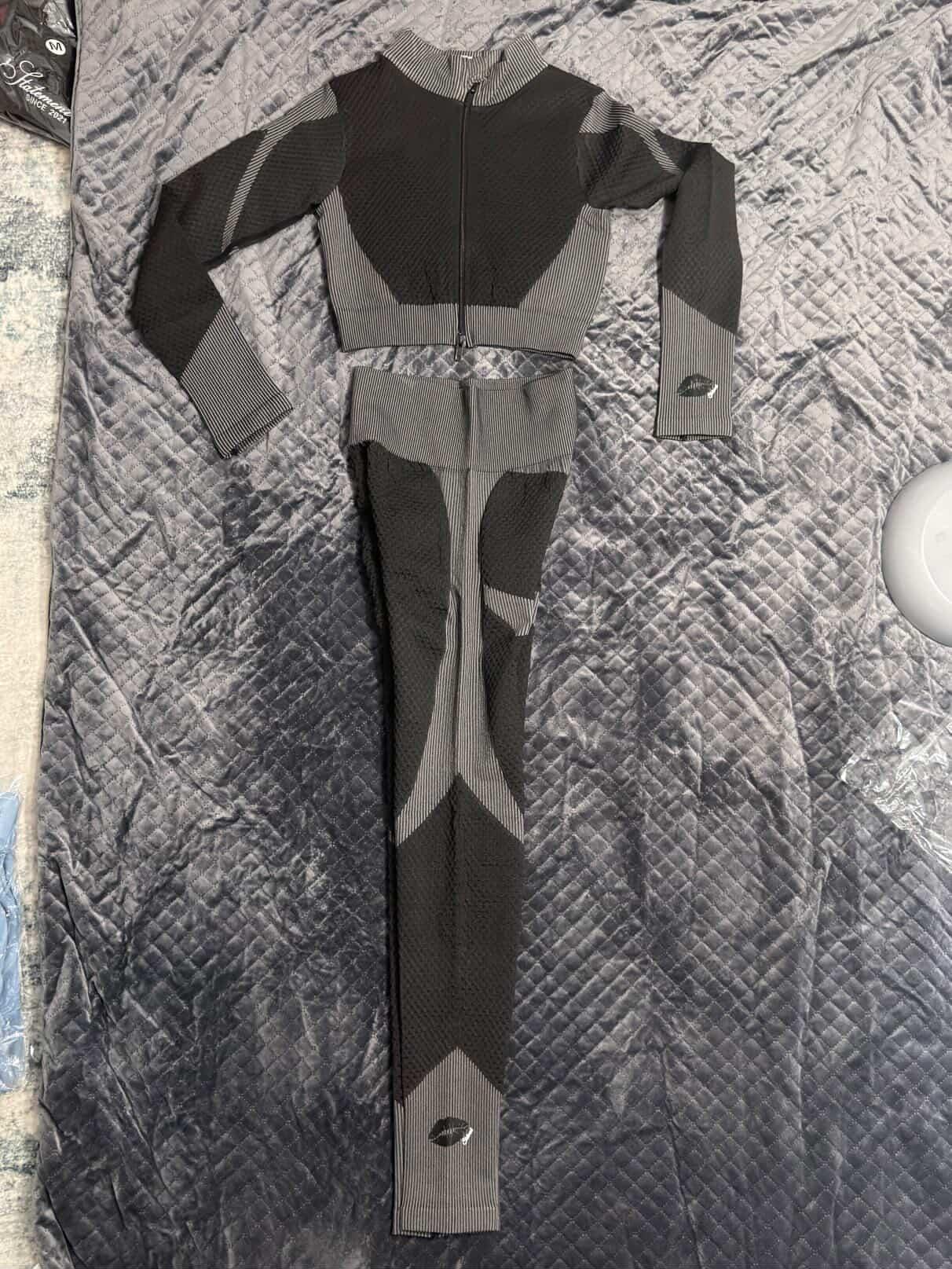 Black & Gray Workout Set