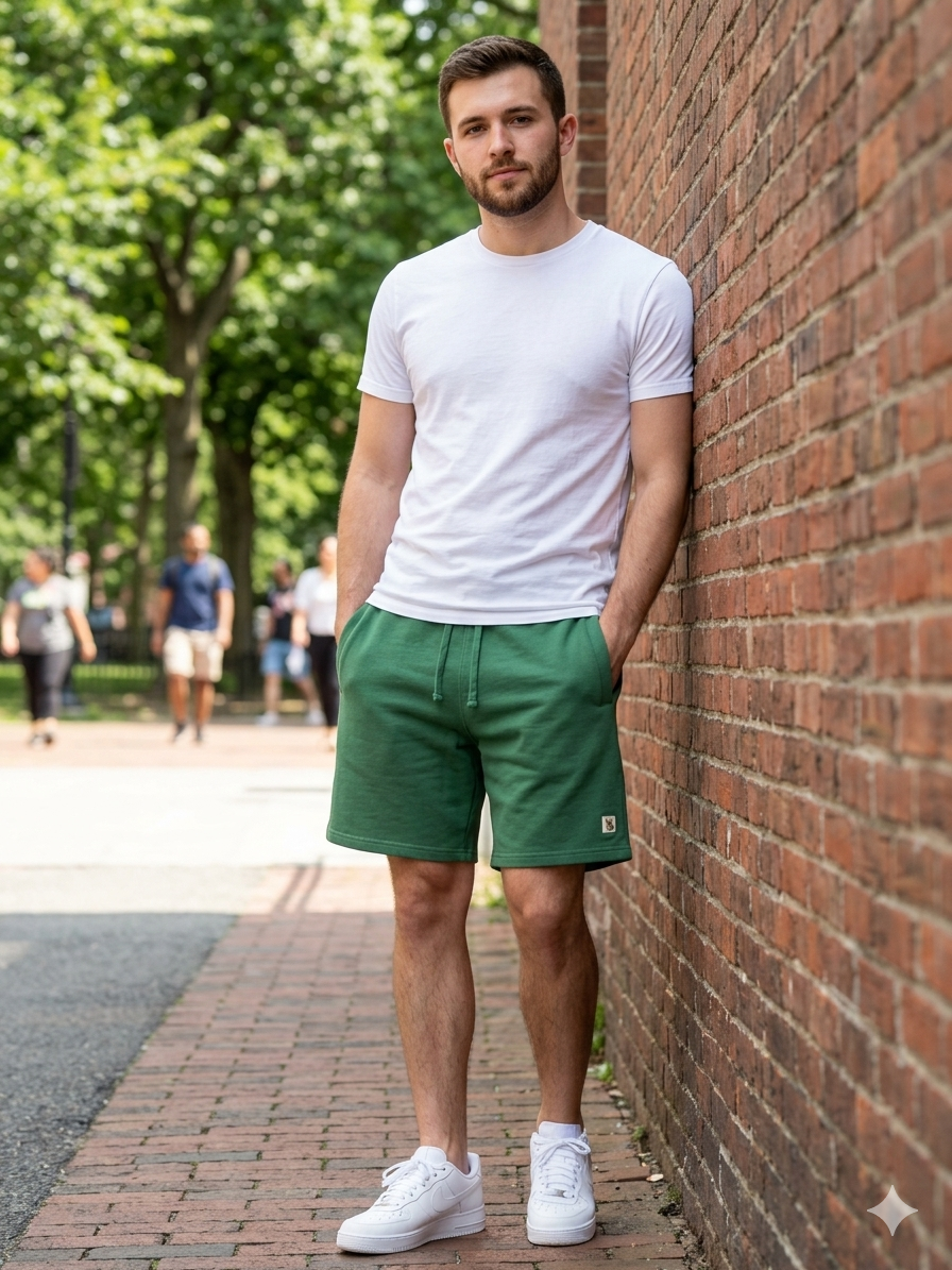 Statement Emerald Green Short