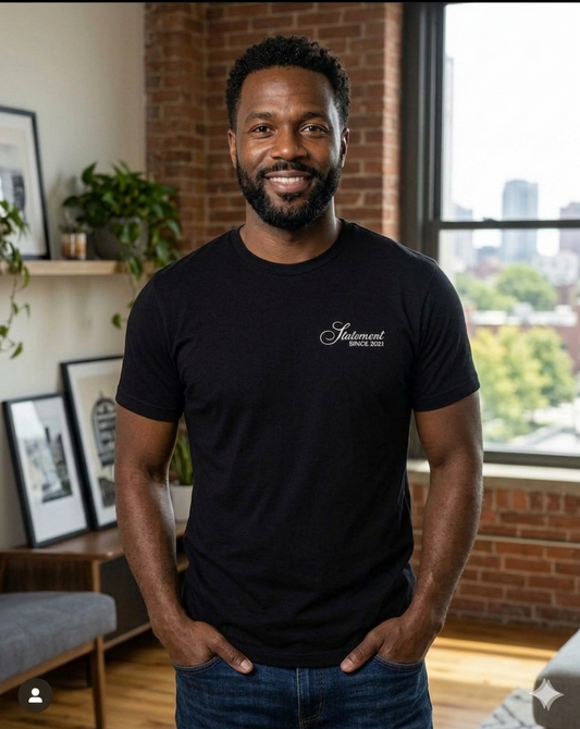 Black and White Statement T Shirt