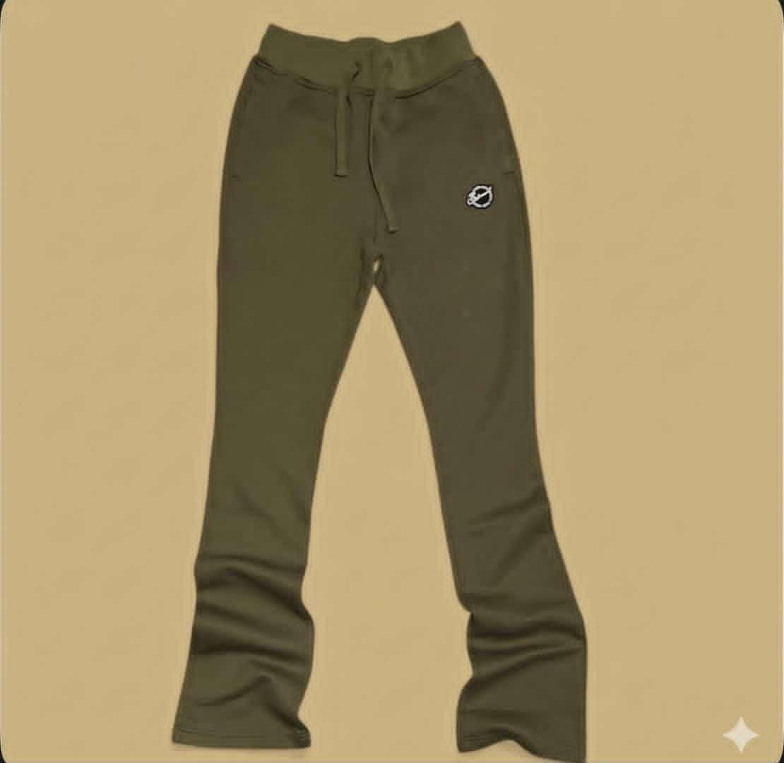 Statement Olive Green Sweat Pants